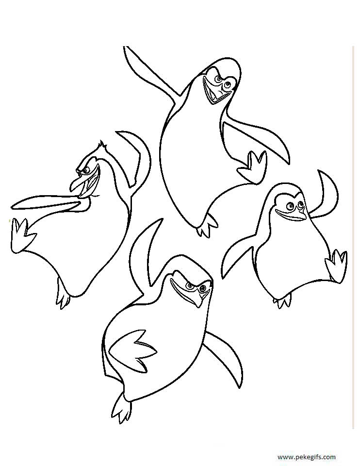 Dibujos Para Colorear De Pinguinos Navidenos Monumentos Public Hot